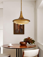 Blossom Pendant Light ∅ 17.7″ x H 11.8″ / Dia 45cm x H 30cm / Gold & Creamy yellow Pendant light