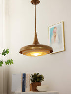 Blossom Pendant Light ∅ 17.7″ x H 11.8″ / Dia 45cm x H 30cm / Gold & Creamy yellow Pendant light