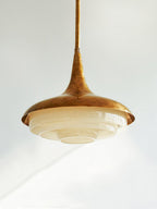 Blossom Pendant Light ∅ 17.7″ x H 11.8″ / Dia 45cm x H 30cm / Gold & Creamy yellow Pendant light