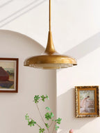 Blossom Pendant Light ∅ 17.7″ x H 11.8″ / Dia 45cm x H 30cm / Gold & Creamy yellow Pendant light