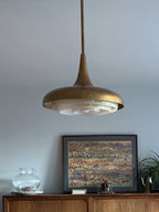 Blossom Pendant Light ∅ 17.7″ x H 11.8″ / Dia 45cm x H 30cm / Gold & Creamy yellow Pendant light