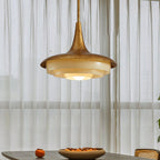 Blossom Pendant Light ∅ 17.7″ x H 11.8″ / Dia 45cm x H 30cm / Gold & Creamy yellow Pendant light