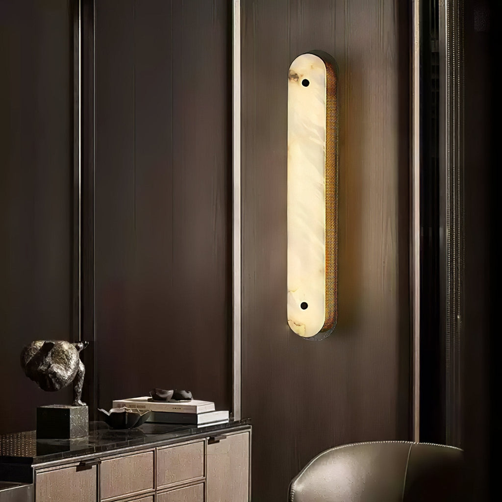 Calyxon Alabaster Wall Sconce