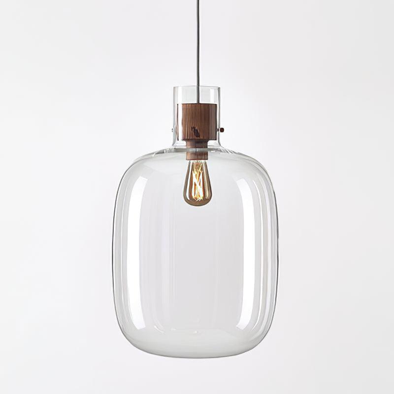 Cambre Glass Pendant Light ∅ 11.8″ x H 19.3″ / Dia 30cm x H 49cm / Transparent Pendant light