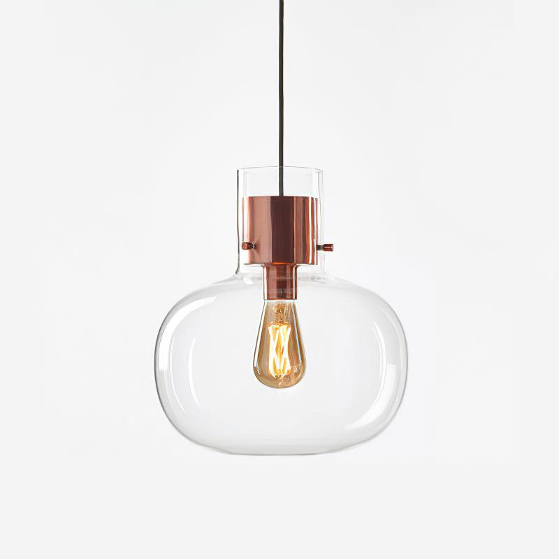 Cambre Glass Pendant Light ∅ 9.8″ x H 10.8″ / Dia 25cm x H 27.5cm / Transparent Pendant light