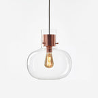 Cambre Glass Pendant Light ∅ 9.8″ x H 10.8″ / Dia 25cm x H 27.5cm / Transparent Pendant light