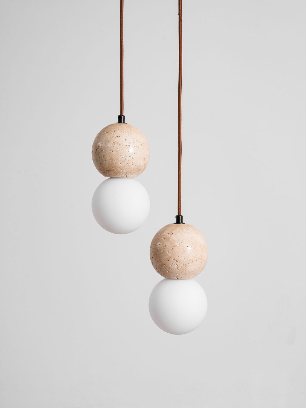Camille Travertine Pendant Light