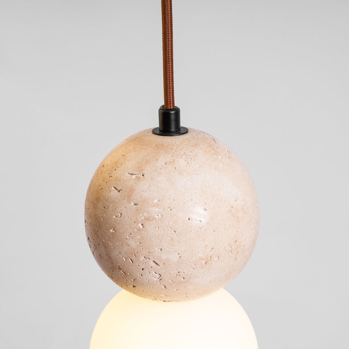 Camille Travertine Pendant Light