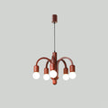 Candela Teak Chandelier Φ 19.6″ x H 15.7″ / Dia 50cm x H 40cm / Model A Chandelier