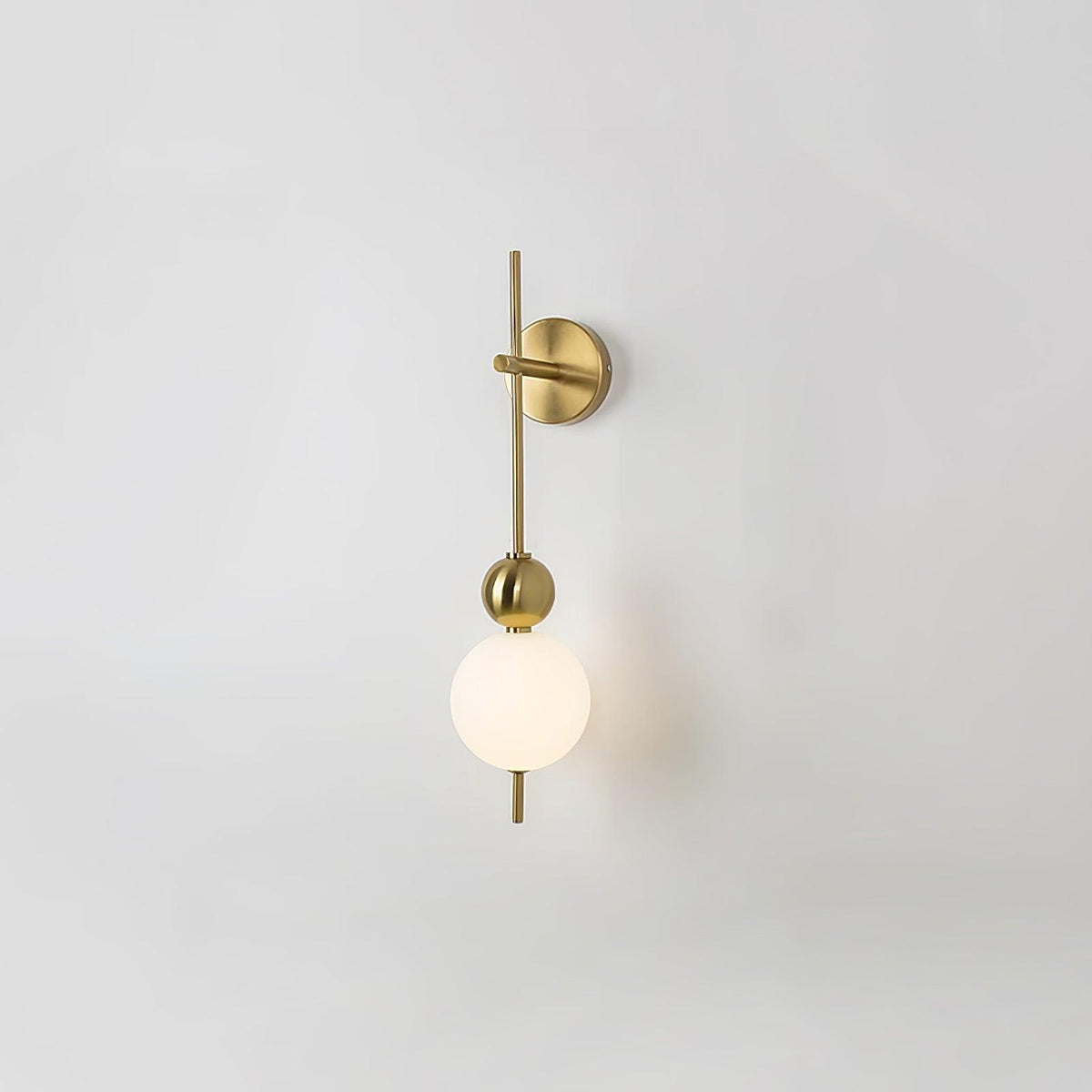 Candied Haws String Wall Lamp ∅ 10.2″ x H 23.2″ / ∅ 15cm x H 59cm / Gold & White / Warm Light Wall lamp