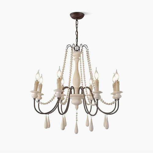 Candle Style Beaded Chandelier Chandelier