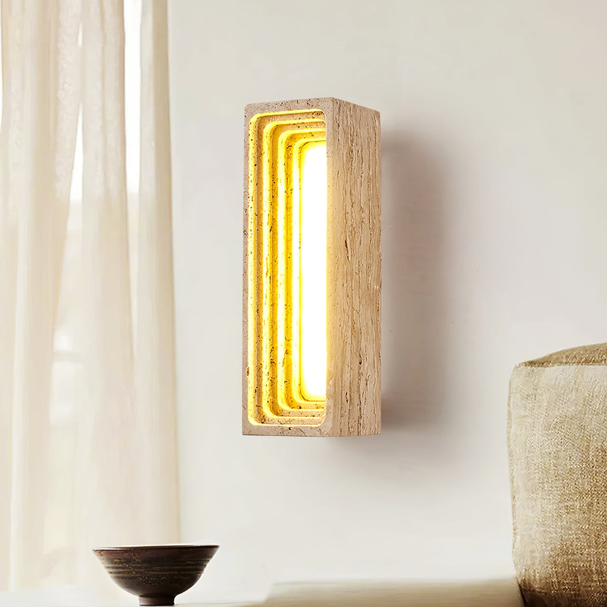 Canyon Travertine Wall Sconce