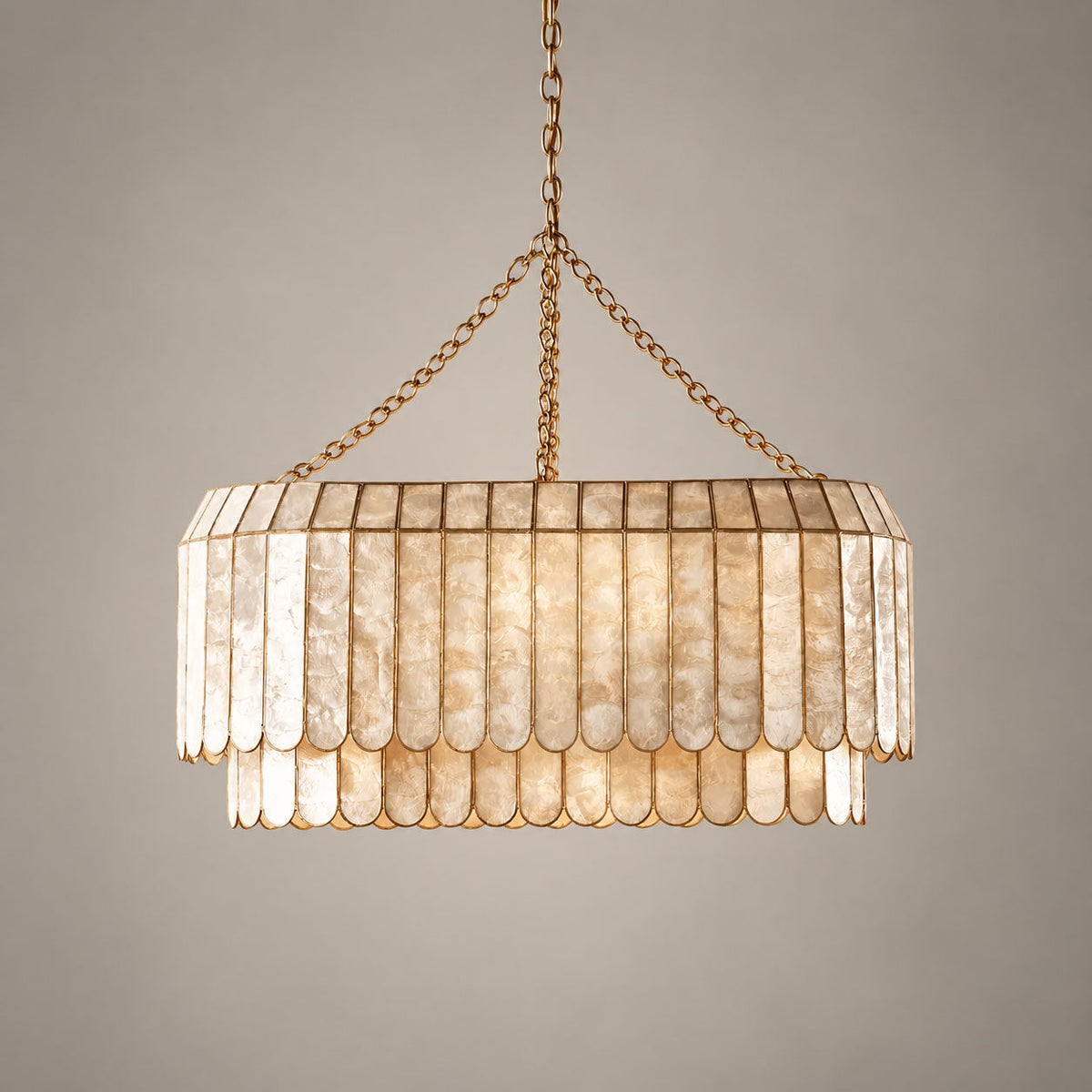 Capiz Aurelia Chandelier