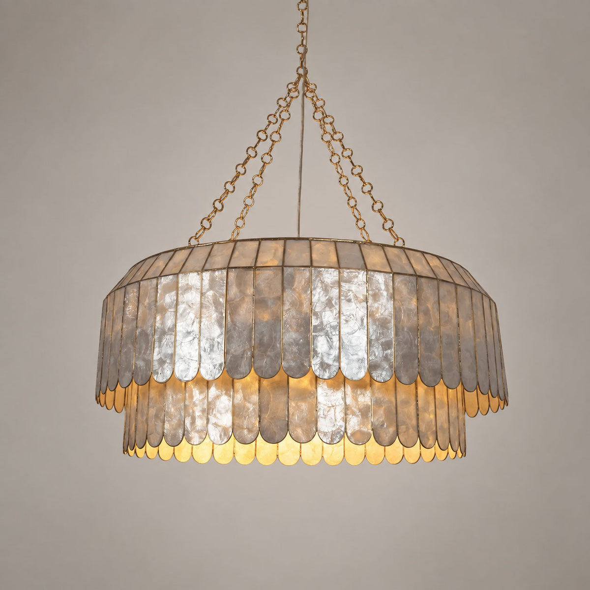Capiz Aurelia Chandelier