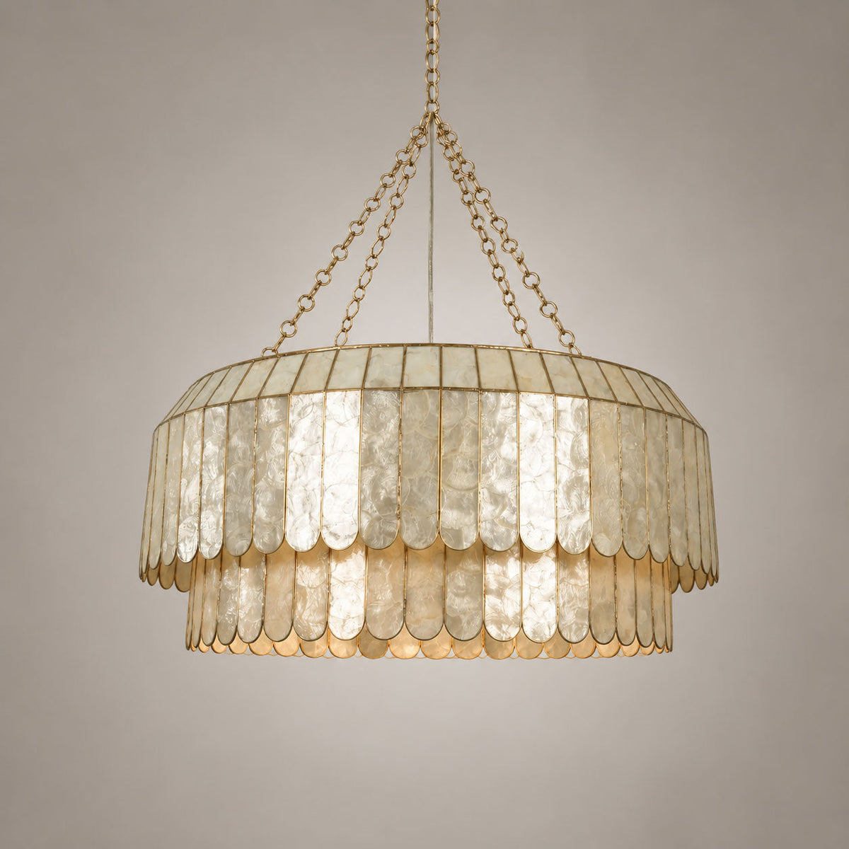 Capiz Aurelia Chandelier