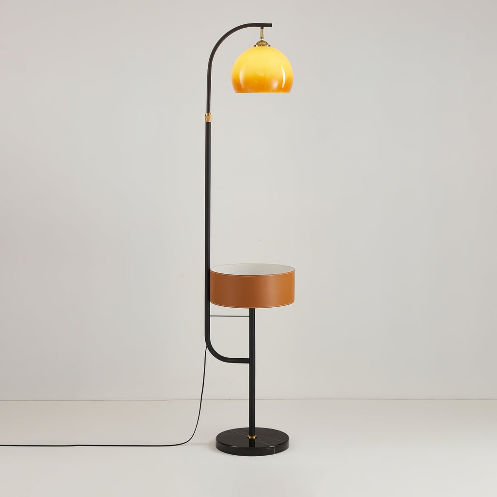 Caramel Arch Floor Lamp ∅ 13.4″ x H 66.9″ / Dia 34cm x H 170cm / Caramel & Black / US Plug Floor lamp