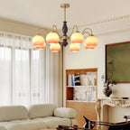 Caramel Orb Chandelier Chandelier