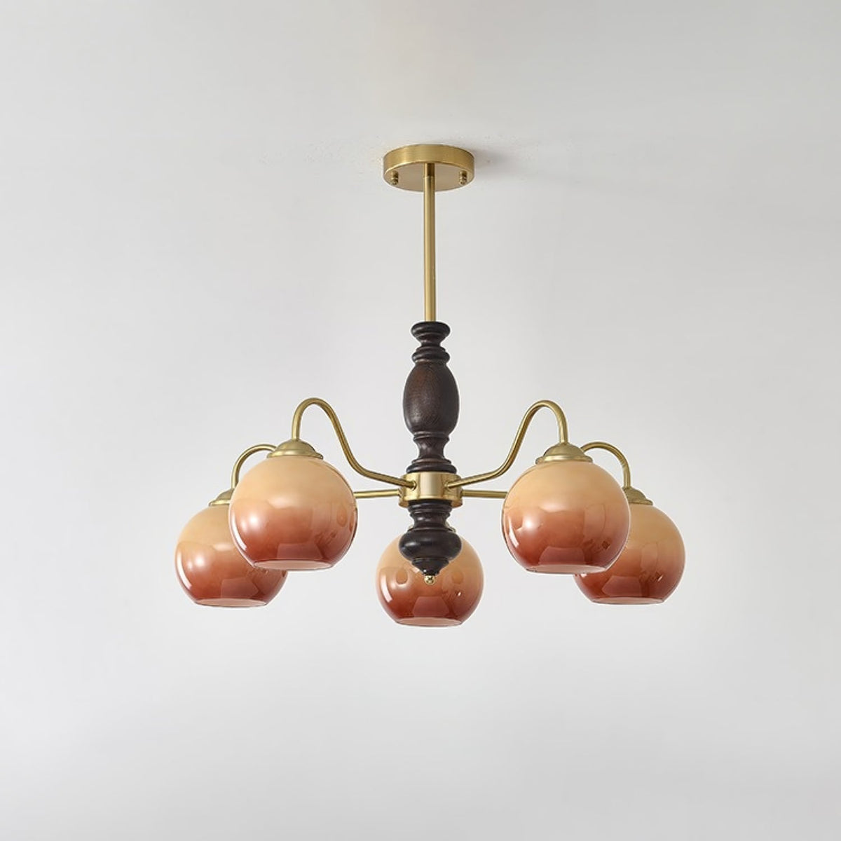 Caramel Orb Chandelier Chandelier