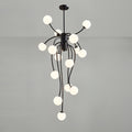 Caroline Chandelier ∅ 27.6″ x H 47.2″ / Dia 70cm x H 120cm / Black Chandelier