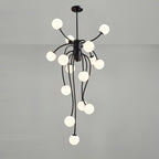 Caroline Chandelier ∅ 27.6″ x H 47.2″ / Dia 70cm x H 120cm / Black Chandelier