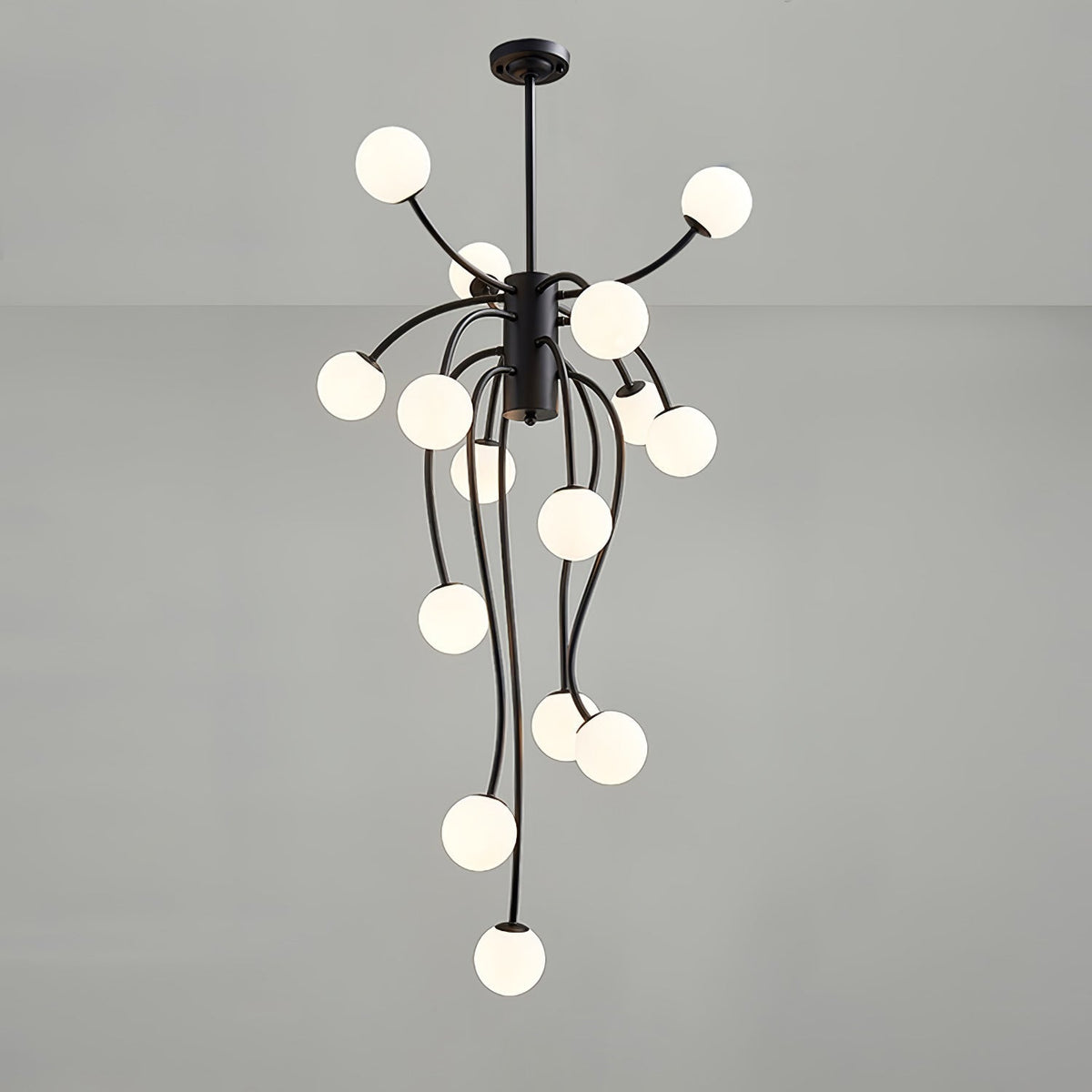 Caroline Chandelier ∅ 27.6″ x H 47.2″ / Dia 70cm x H 120cm / Black Chandelier