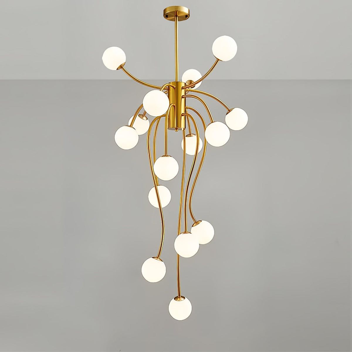 Caroline Chandelier ∅ 27.6″ x H 47.2″ / Dia 70cm x H 120cm / Gold Chandelier