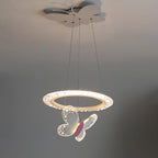 Cartoon Butterfly Acrylic Pendant Lamp ? 15.7 x H 47.2″ / Dia 40cm x H 120cm / White / Warm Light Pendant light