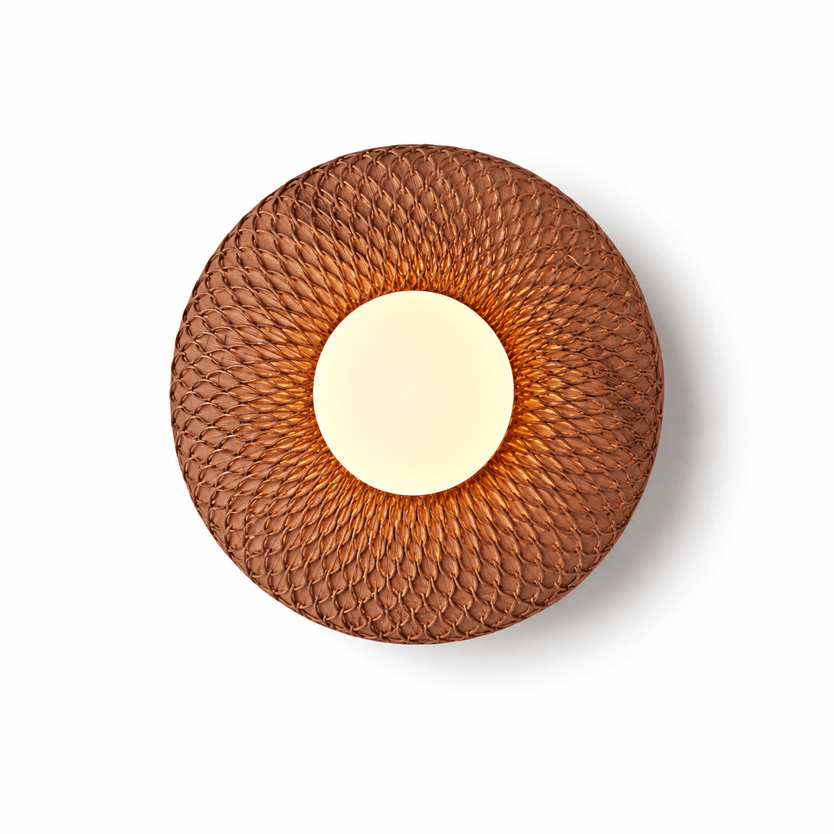 Carved Ash Wood Sconce