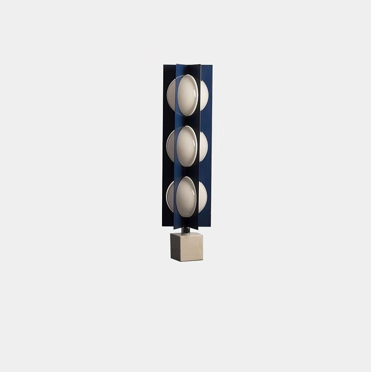 Cascade Tower Floor Lamp ∅ 5.9″ x H 21.7″ / Dia 15cm x H 55cm / Blue & White / US Plug Floor lamp