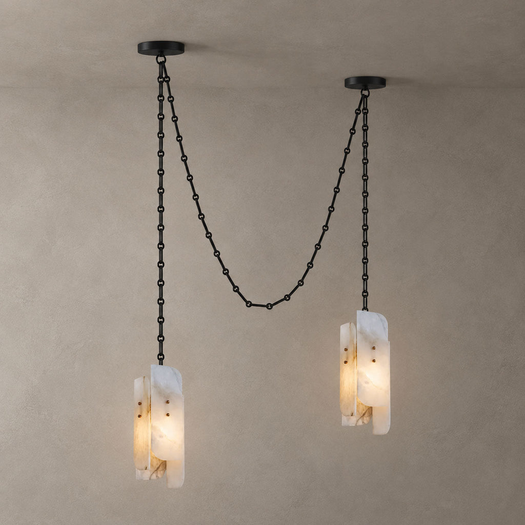 Cascading Chain Cluster Chandelier
