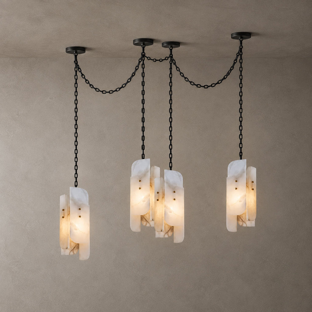 Cascading Chain Cluster Chandelier