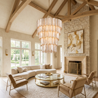 Cascara Shell Chandelier
