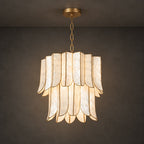 Cascara Shell Chandelier