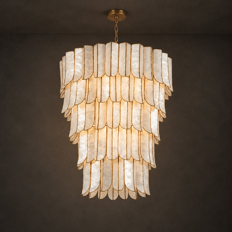 Cascara Shell Chandelier