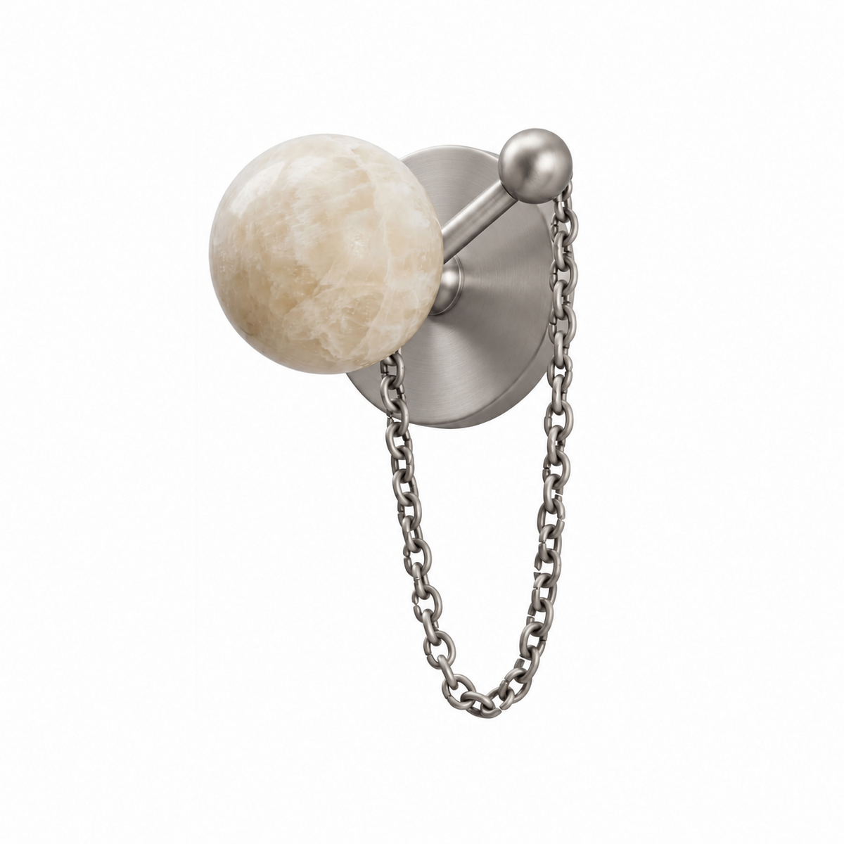 Catenelle Alabaster Chain Wall Sconce