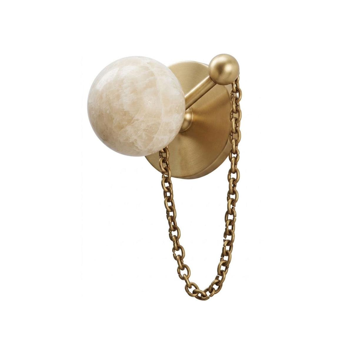 Catenelle Alabaster Chain Wall Sconce