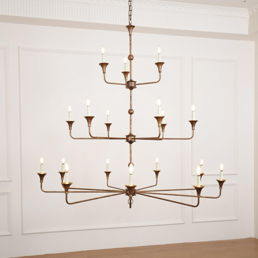 Thousand Brass Chandelier chandelier