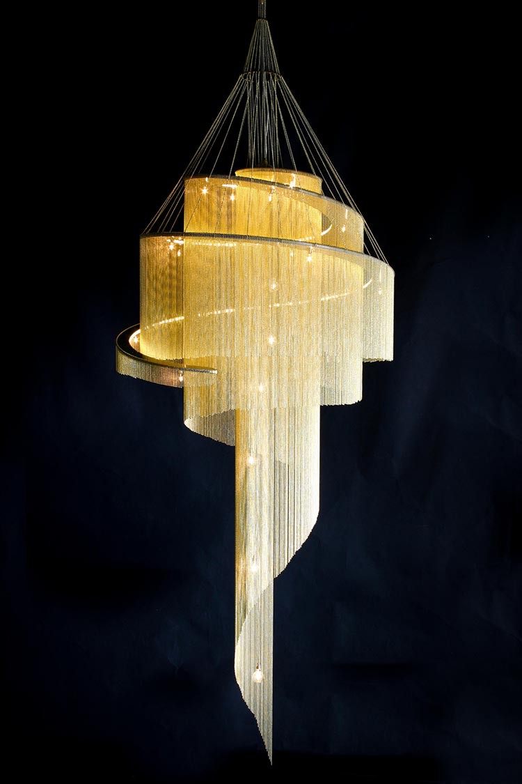 Celestial Twist Chandelier