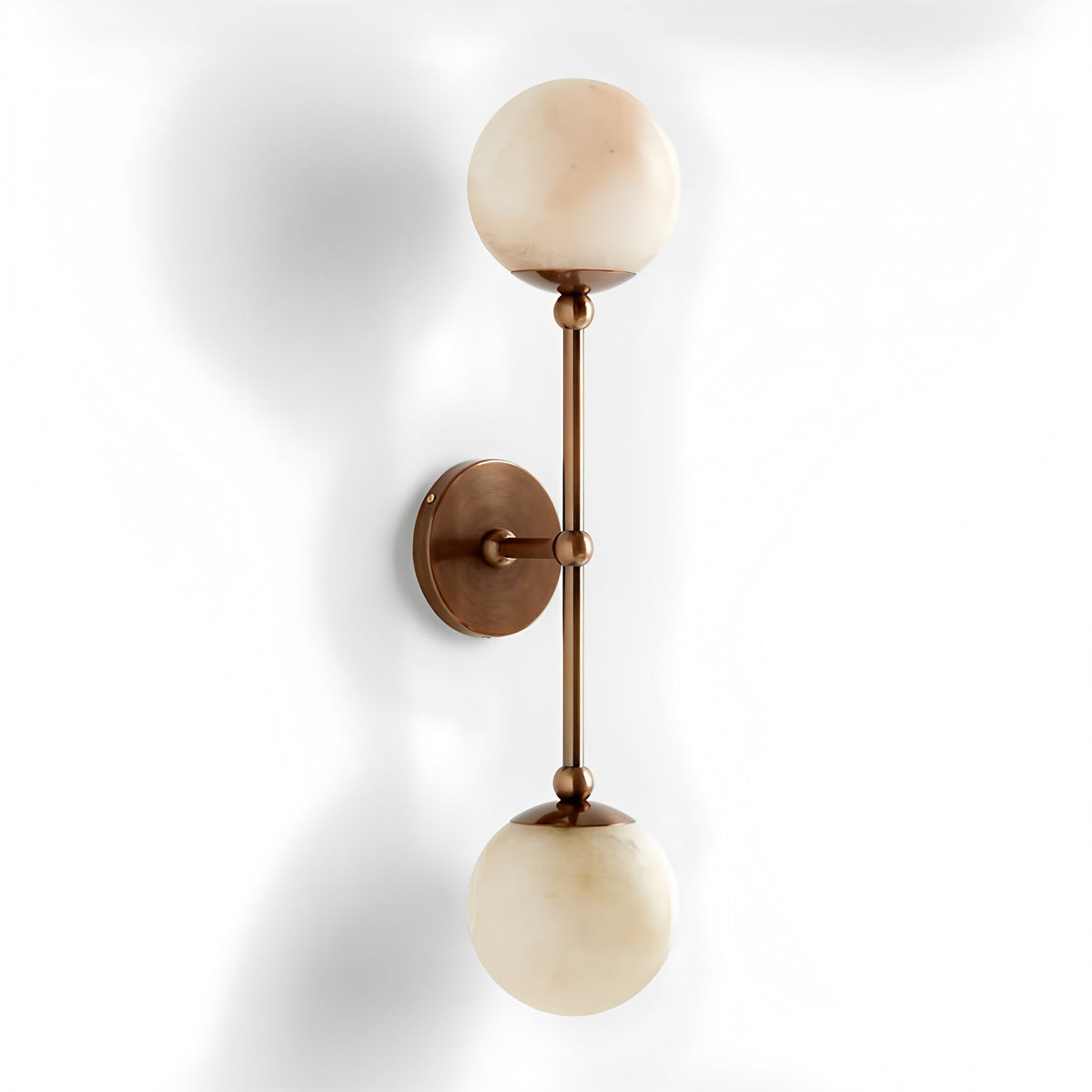 Celestial Double Alabaster Sconce