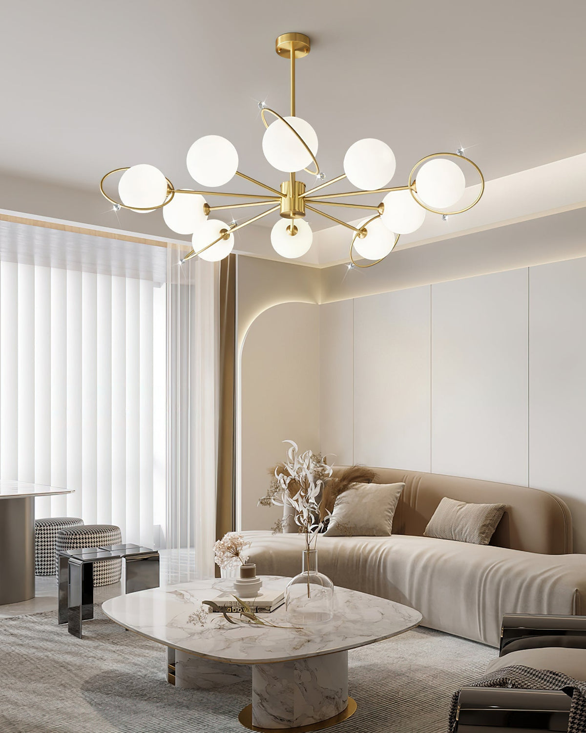 Celestial Orbit Chandelier Chandelier