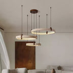 Celestial Orbit Travertine Chandelier