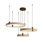 Celestial Orbit Travertine Chandelier