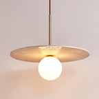 Celestial Travertine Pendant Light