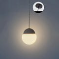 Cement Eclipse Pendant Lamp ∅ 5.5″ x H 6.1″ / Dia 14cm x H 15.5cm / Sand black Pendant light