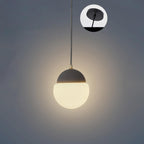 Cement Eclipse Pendant Lamp ∅ 5.5″ x H 6.1″ / Dia 14cm x H 15.5cm / Sand black Pendant light