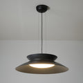 Cetra Pendant Light ∅ 19.7″ x H 5.1″ / Dia 50cm x H 13cm / Dark gray / Warm Light Pendant light