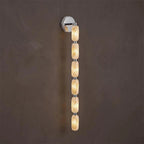 Chaplet Beaded Alabaster Wall Sconce