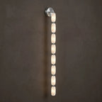 Chaplet Beaded Alabaster Wall Sconce