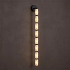 Chaplet Beaded Alabaster Wall Sconce