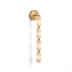Chaplet Beaded Alabaster Wall Sconce